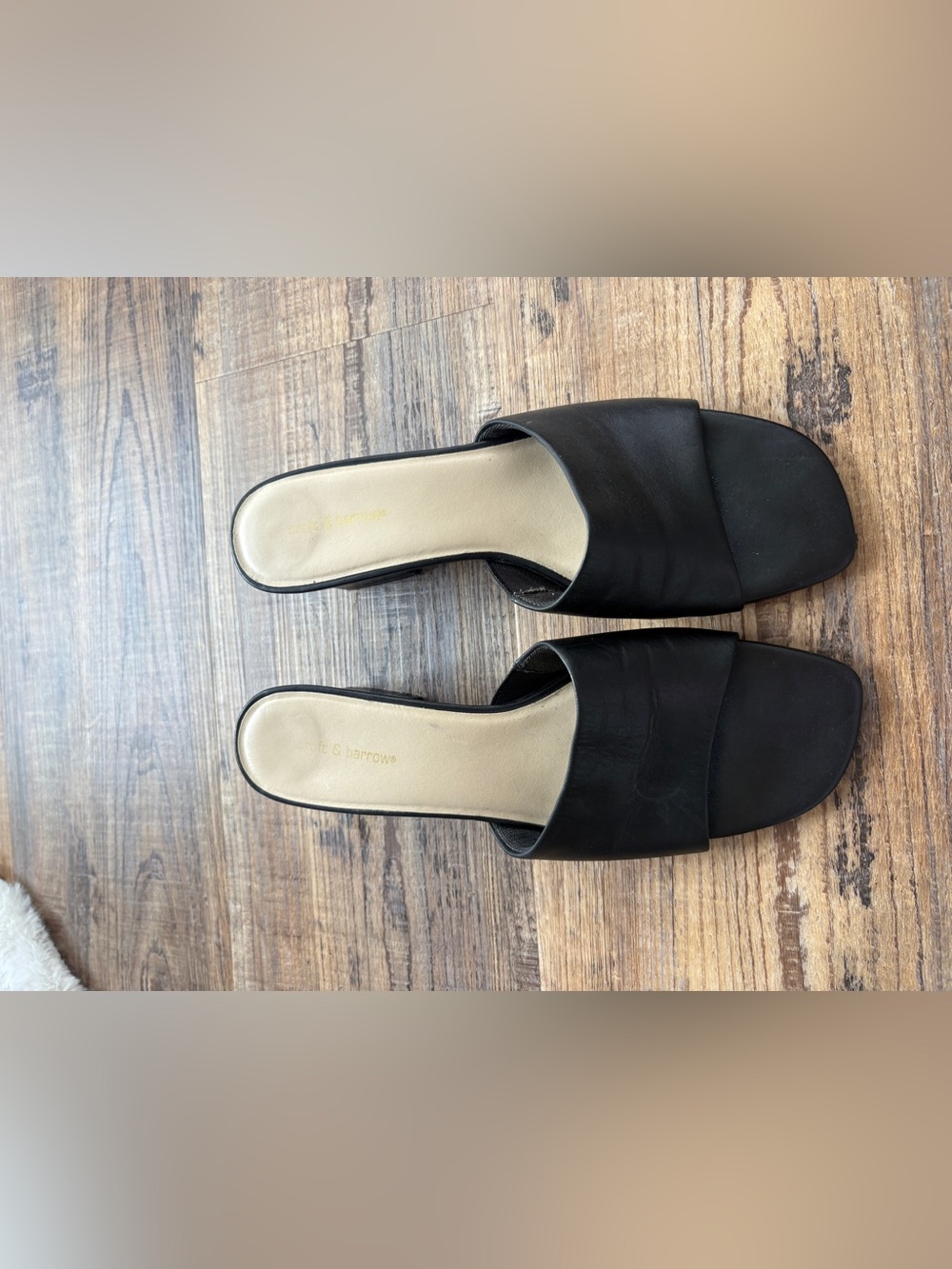 Black Slide Sandals